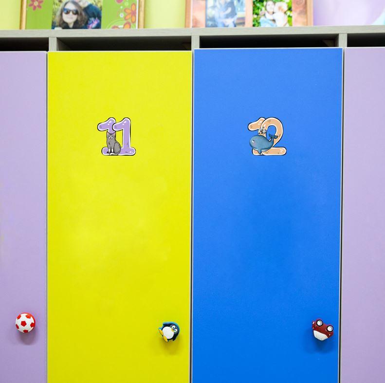 Наклейки на шкафчик в детский сад
