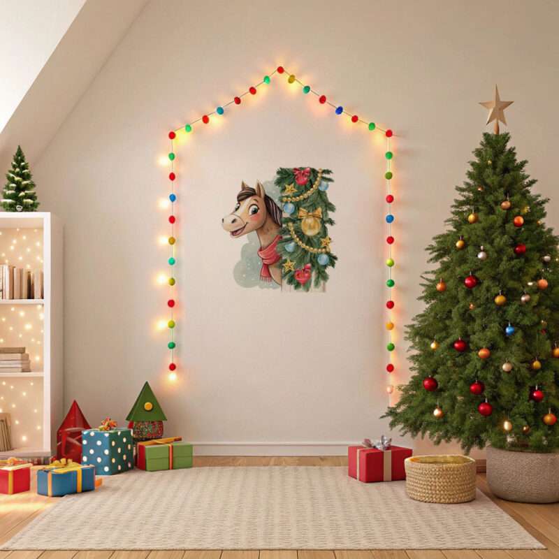 наклейка "Весёлая лошадка"