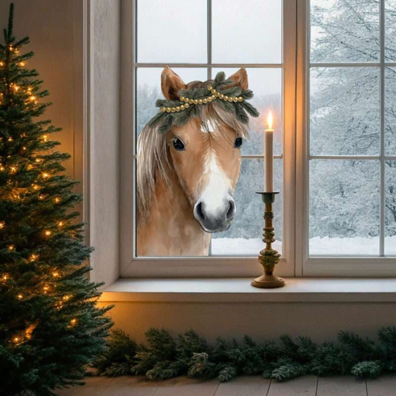 наклейка Лошадка - символ 2026 года"